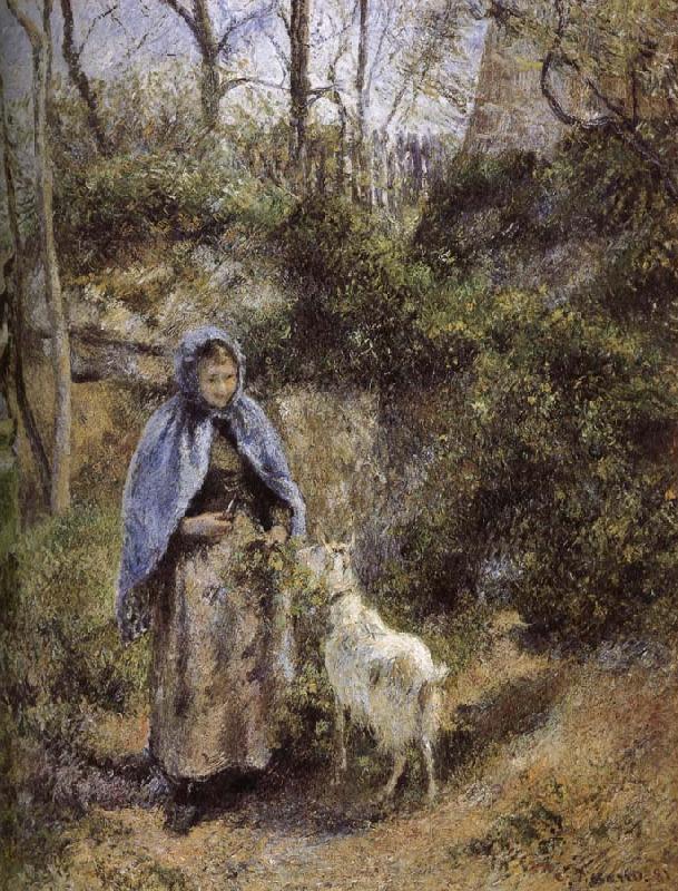 Camille Pissarro Woman sheep